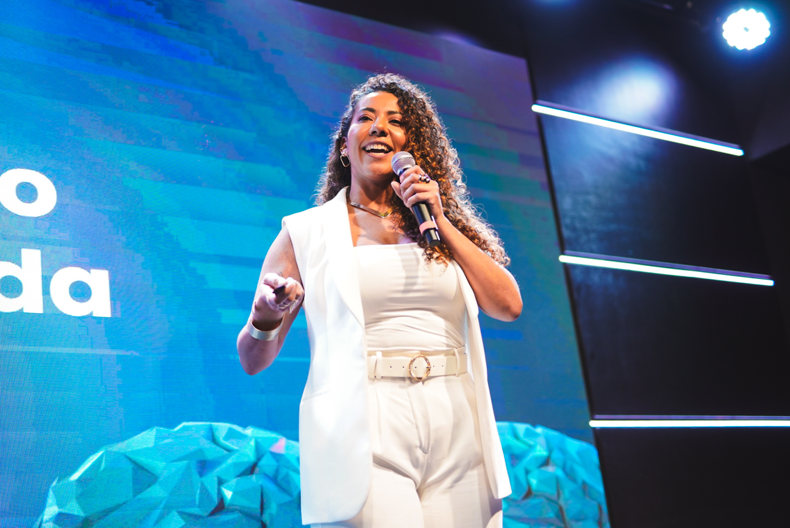 Marúbia Gavasso no palco